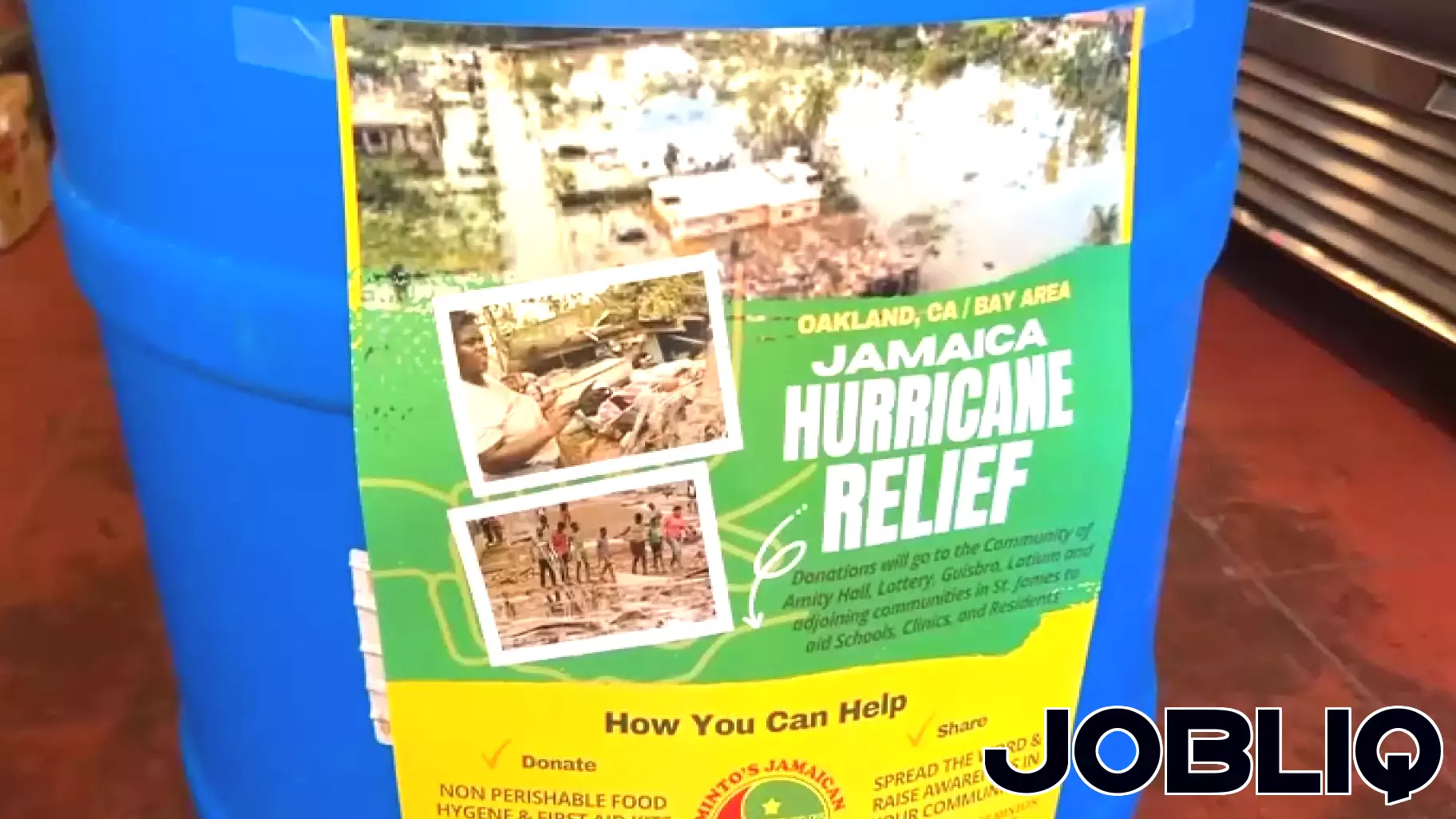 Oakland Restaurant Owner Initiates Donation Drive for Jamaica