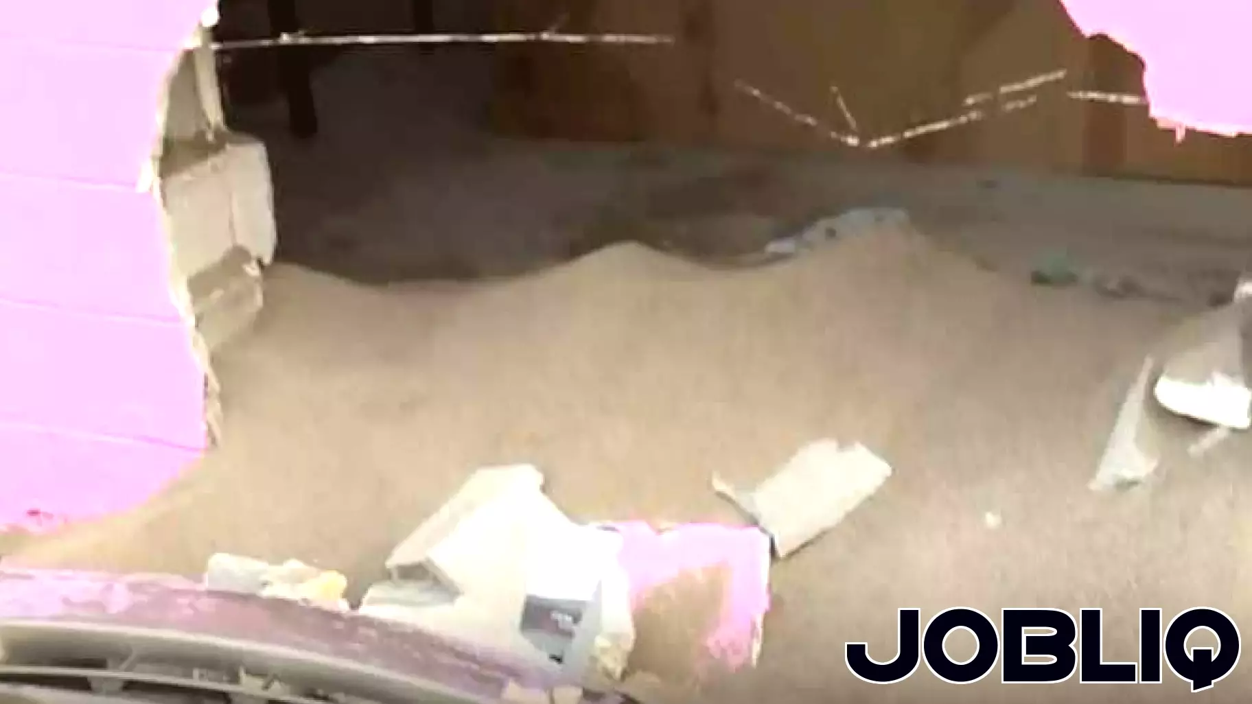 Vehicle Crashes into Birmingham Business